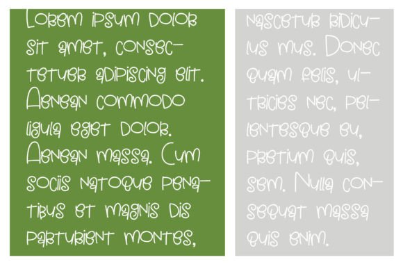 Fraptional Font - Preview 2