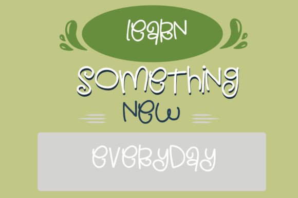 Fraptional Font - Preview 4