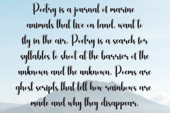 Garments Font - Preview 5