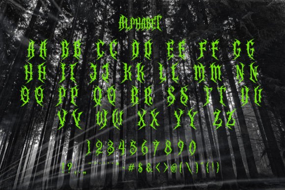 Ghoost Font - Preview 1