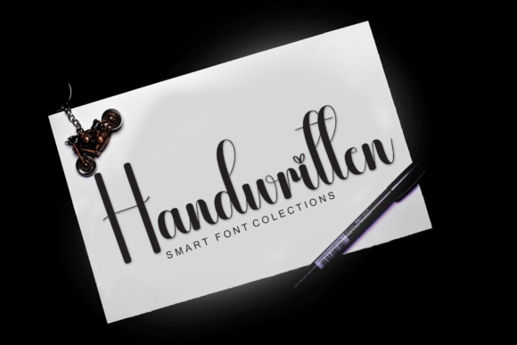 Handlife Font PNG with transparent background - Preview 2
