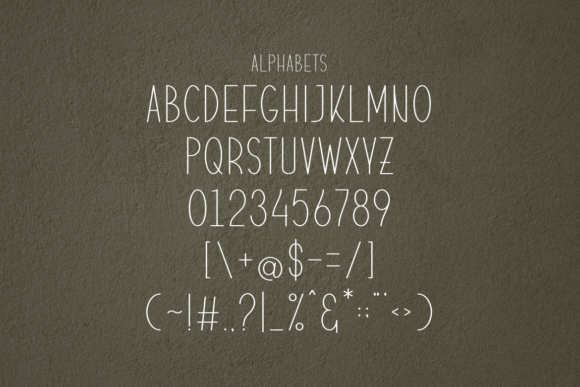 Hanepoly Font PNG with transparent background - Preview 1