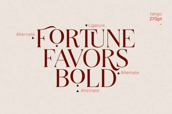 Jango  Font PNG with transparent background - Preview 4