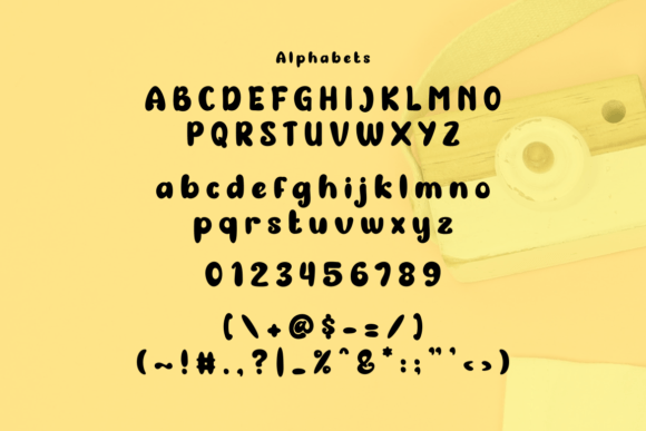Jekids Font PNG with transparent background - Preview 1