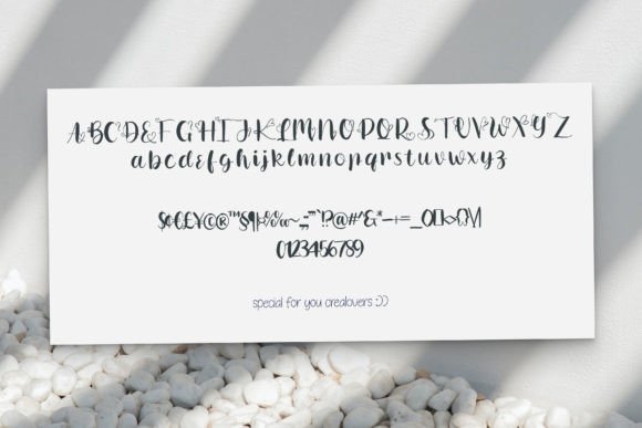 June Wedding Font PNG with transparent background - Preview 3