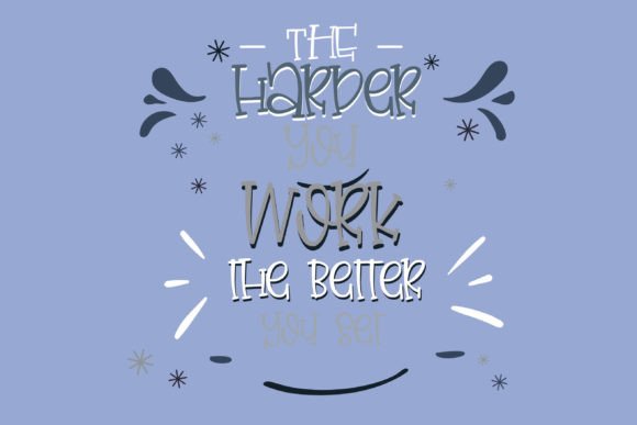 Mighty Mouth Font PNG with transparent background - Preview 3