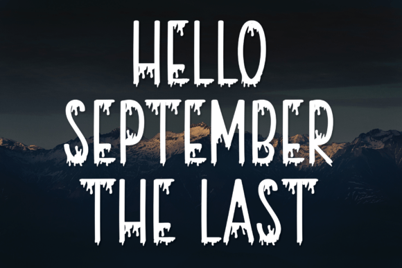 Nightghost Font PNG with transparent background - Preview 1