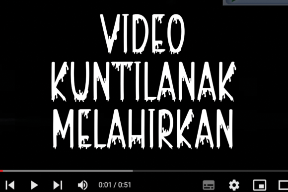 Nightghost Font PNG with transparent background - Preview 3