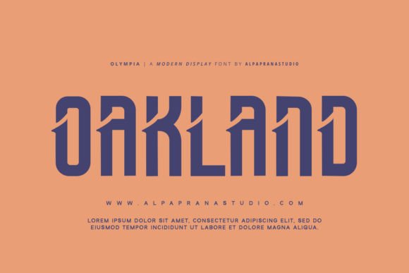 Olympia Font PNG with transparent background - Preview 3