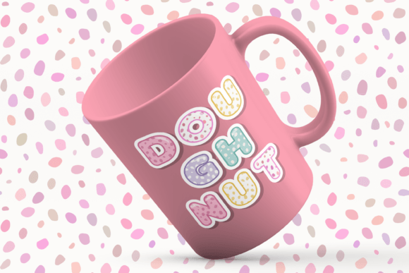 Pastel Water Drop Font PNG with transparent background - Preview 4