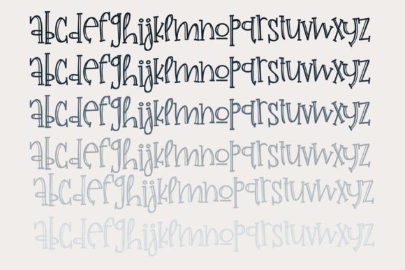 Plaything Font PNG with transparent background - Preview 5