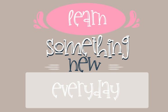 Plaything Font PNG with transparent background - Preview 6