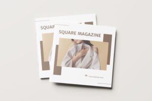 Square Magazine Brochure Mockup Graphic by AkmalStudio · Creative Fabrica