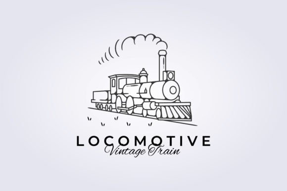 Express Locomotive Vintage Logo
