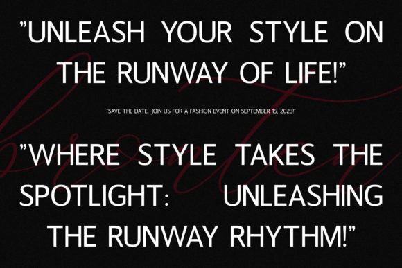 Bronten Font PNG with transparent background - Preview 3