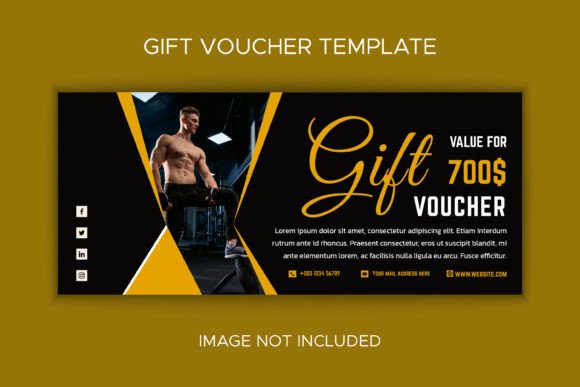 Gym Gift Voucher Template
