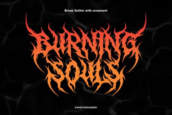 Break Gothic Font - Preview 4