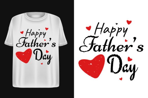 Happy Father's Day T-shirt Design Grafik T-shirt Designs Von Pugazh Logan