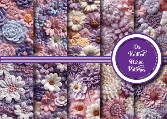 Knitted Floral Patterns Collection