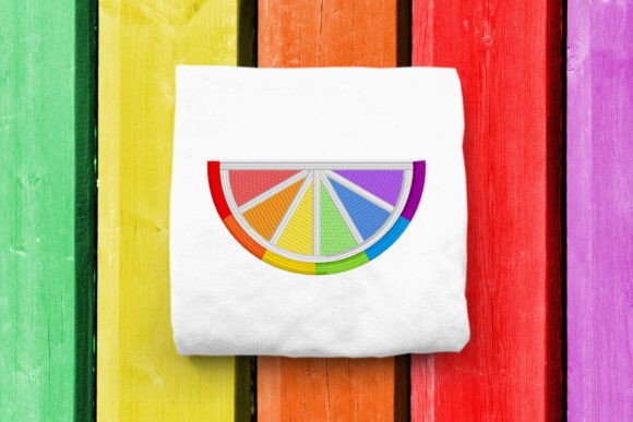Rainbow Citrus Half Slice