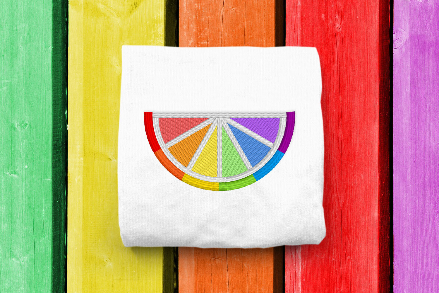 Rainbow Citrus Half Slice
