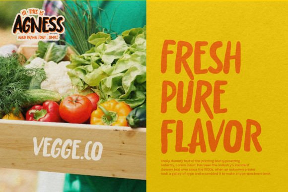Agness Font - Preview 4
