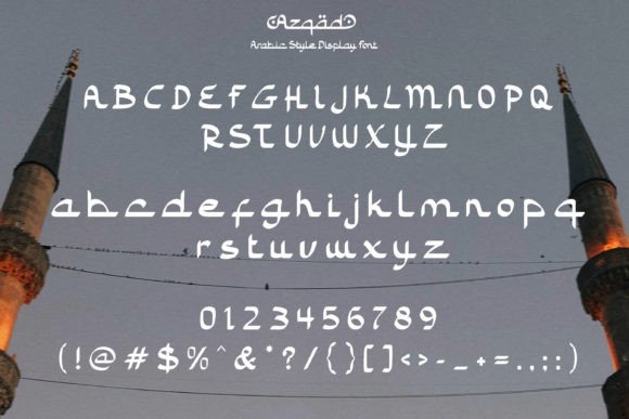 Azqad Font - Preview 1