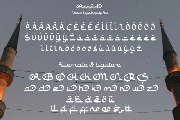 Azqad Font - Preview 2