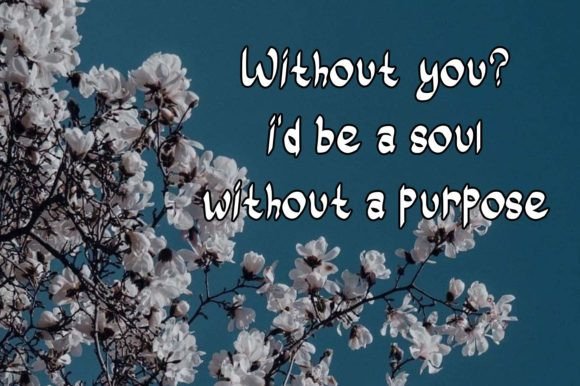 Be My Valentine Font PNG with transparent background - Preview 3