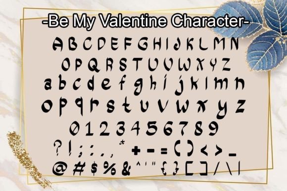 Be My Valentine Font - Preview 4