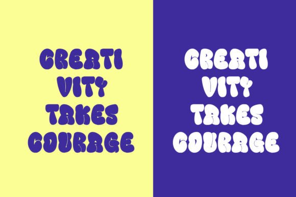 Big Gummy Font - Preview 5