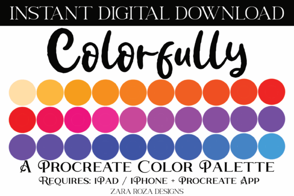 Forage Procreate Color Palette Graphic by ZaraRozaDesigns · Creative ...