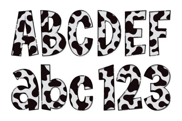 Cow Farm Bundle Font - Preview 1