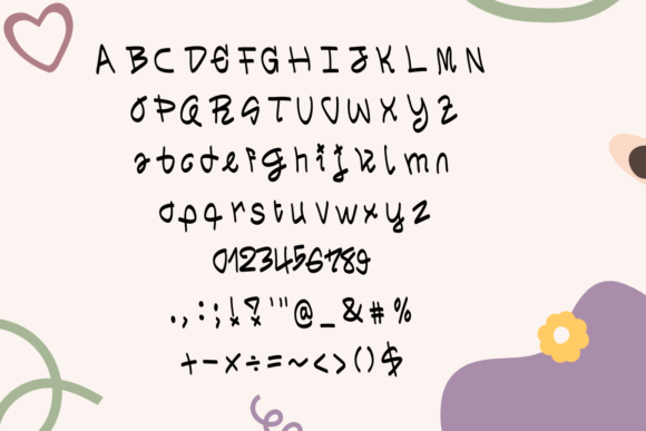 Drawing Font - Preview 1