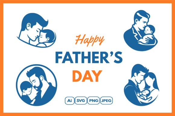 Father's Day Bundle Graphic Icons By Danishgraphics