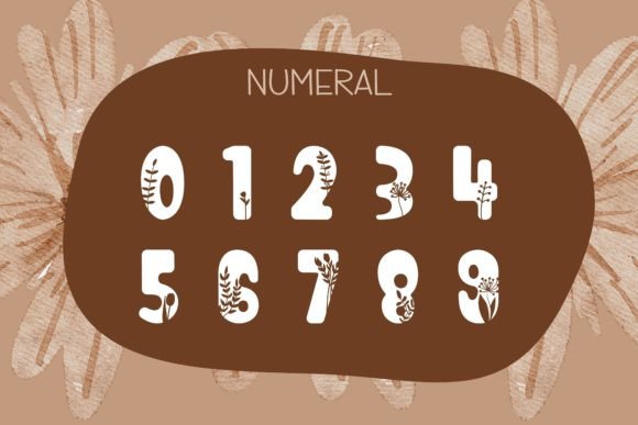 Flower Font - Preview 6