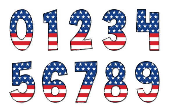 Freedom Flag Font - Preview 3