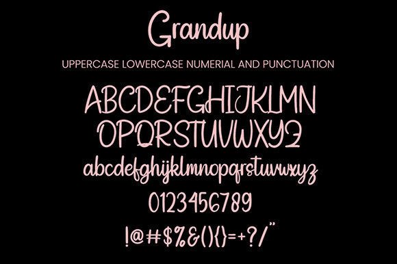 Grandup Font - Preview 5
