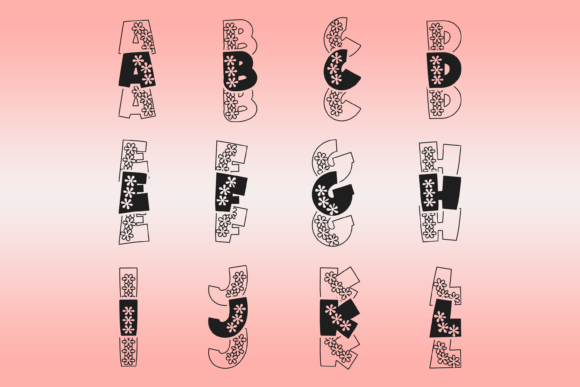 Hula Font PNG with transparent background - Preview 1