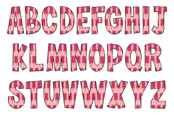 Ice Cream Font - Preview 1