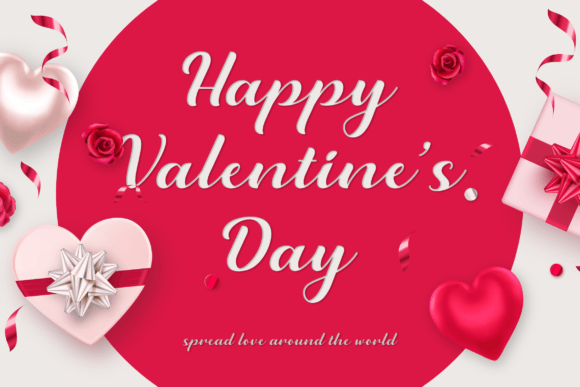 Lovely Rose Font PNG with transparent background - Preview 1