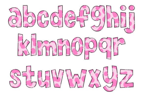 Moo Donna Font PNG with transparent background - Preview 2