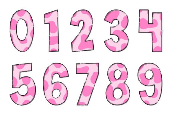 Moo Donna Font PNG with transparent background - Preview 3