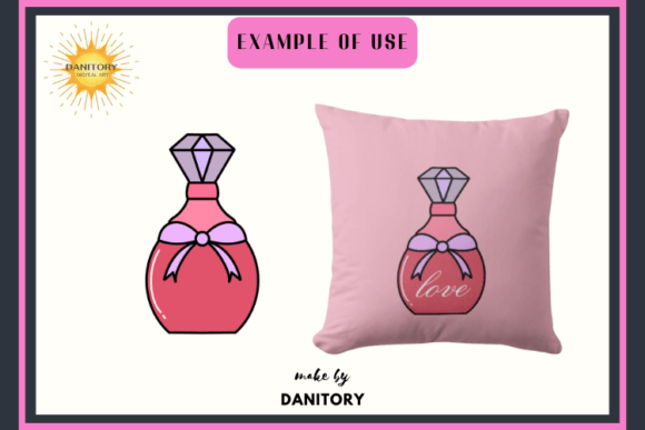 Perfumes Font PNG with transparent background - Preview 2