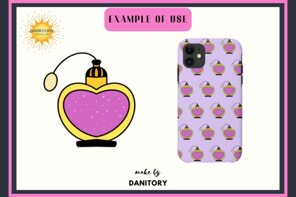 Perfumes Font PNG with transparent background - Preview 4