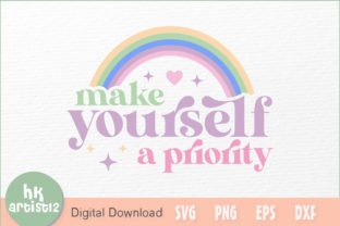 Retro Mental Health Quotes SVG Bundle. Graphic by Hkartist12 · Creative ...