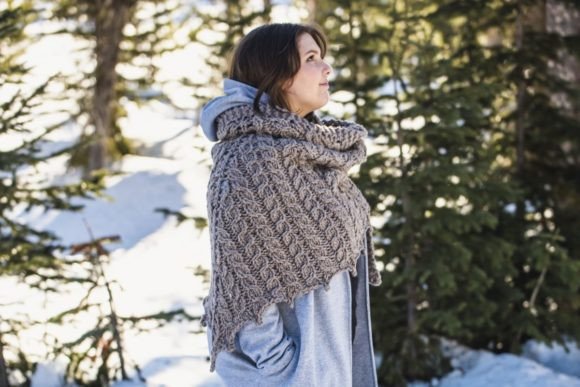 Snowbird Blanket Shawl
