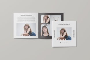 Square Brochure/ Catalog Mockup Graphic by AkmalStudio · Creative Fabrica