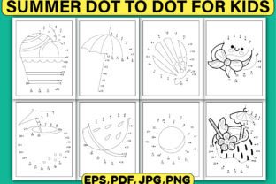 Summer Dot to Dot Pages for Kids Graphic by Asma Store · Creative Fabrica