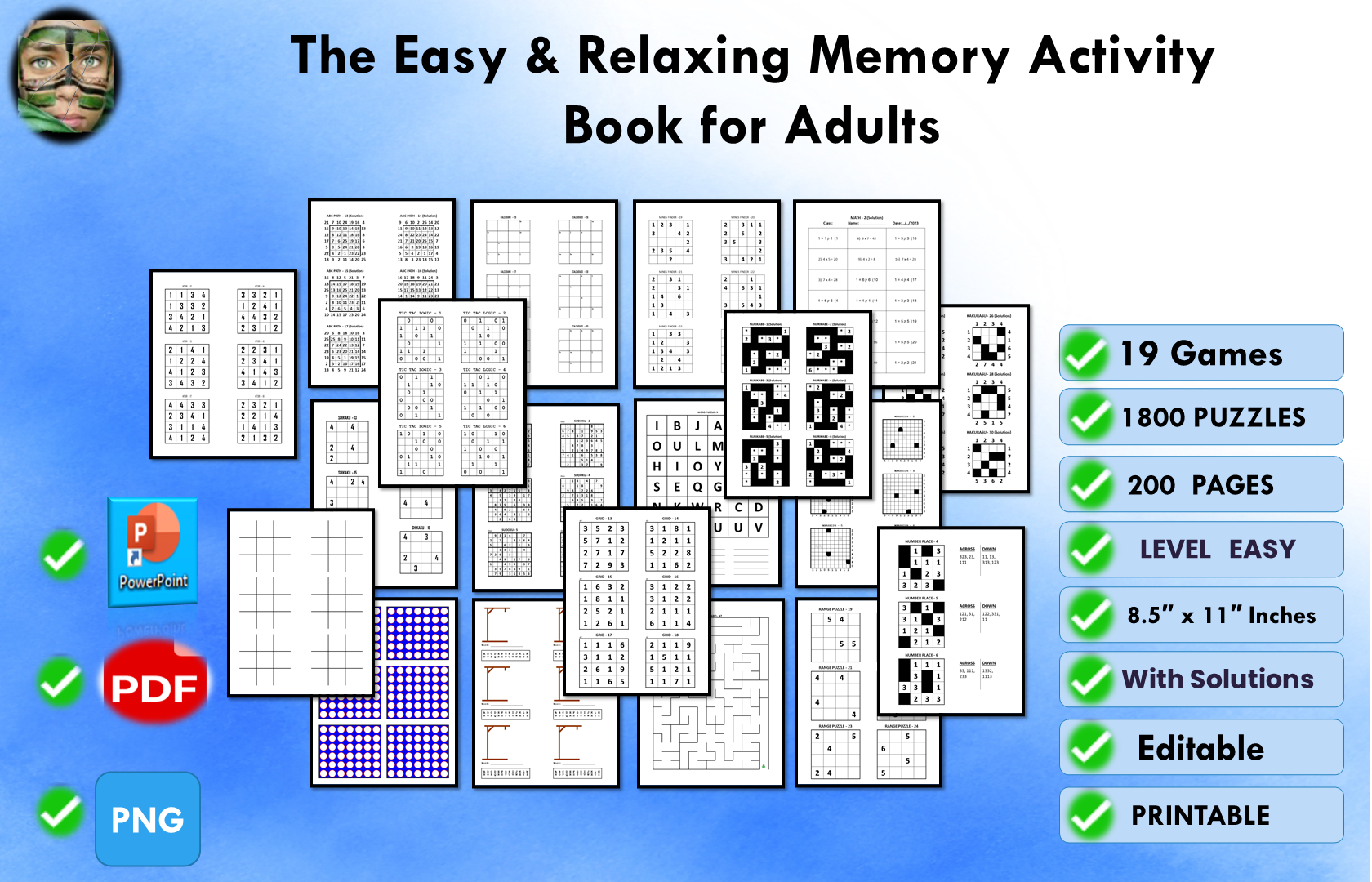 The Easy & Relaxing Memory Activity Book